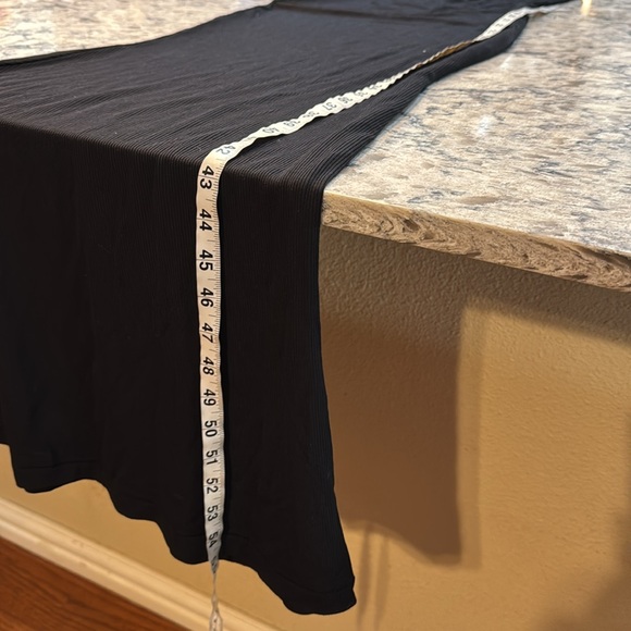 Skims | Long Slip Dress Ribbed in Onyx Black Size S Small - Picture 6 of 12